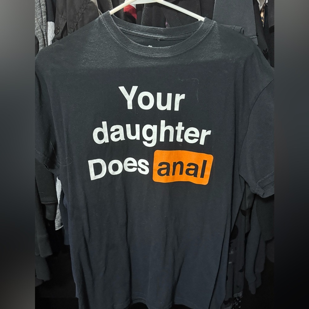 Spencer's Black and Orange Short Sleeve Tee